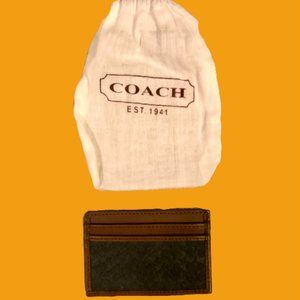 Coach Men's Card Holder Wallet